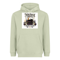 Matcha Watching Hour Book Club Heavyweight Hoodie - Merry & Macabre