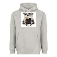 Moon Dust Watching Hour Book Club Heavyweight Hoodie - Merry & Macabre