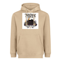 Mushroom Watching Hour Book Club Heavyweight Hoodie - Merry & Macabre