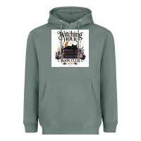 Sage Watching Hour Book Club Heavyweight Hoodie - Merry & Macabre