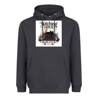 Smoke Watching Hour Book Club Heavyweight Hoodie - Merry & Macabre