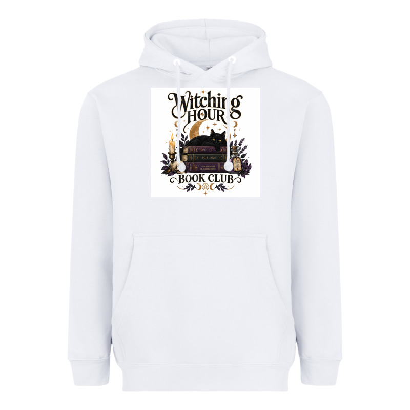 Watching Hour Book Club Heavyweight Hoodie by Merry & Macabre | Teevron