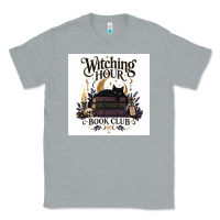 Heather Grey Watching Hour Book Club Classic Tee - Merry & Macabre
