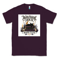 Plum Watching Hour Book Club Classic Tee - Merry & Macabre