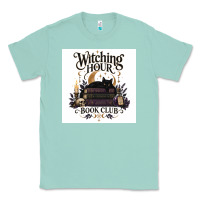 Seafoam Watching Hour Book Club Classic Tee - Merry & Macabre
