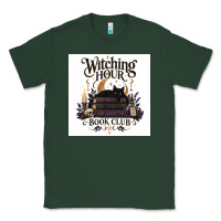 Sports Green Watching Hour Book Club Classic Tee - Merry & Macabre