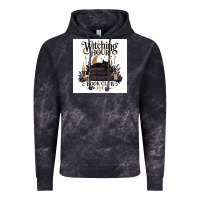 Cloud Black Watching Hour Book Club Vintage Hoodie - Merry & Macabre