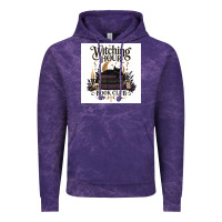 Cloud Purple Watching Hour Book Club Vintage Hoodie - Merry & Macabre