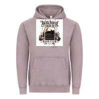Vintage Zinc Watching Hour Book Club Vintage Hoodie - Merry & Macabre