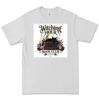 Dove Grey Watching Hour Book Club Premium Tee - Merry & Macabre