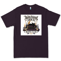 Plum Watching Hour Book Club Premium Tee - Merry & Macabre