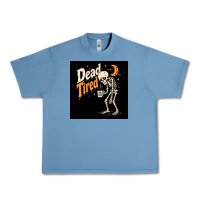 Pebble Blue Dead Tired Urban Heavy Tee - Merry & Macabre