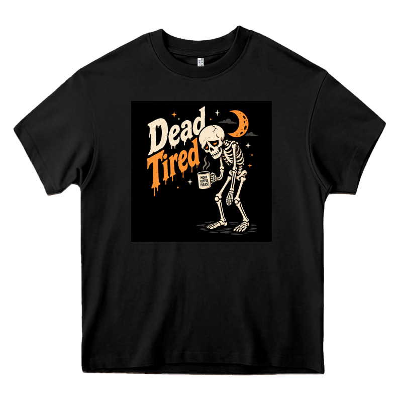Dead Tired Heavy Core Tee by Merry & Macabre | Teevron