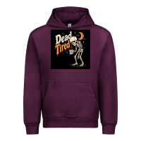 Mauve Wine Dead Tired Urban Hoodie - Merry & Macabre