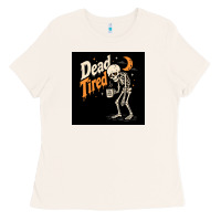 Bone Dead Tired Ladies Tee - Merry & Macabre