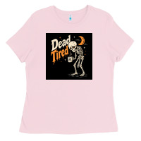 Bubblegum Pink Dead Tired Ladies Tee - Merry & Macabre