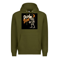Army Green Dead Tired Premium Hoodie - Merry & Macabre