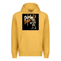Mustard Dead Tired Premium Hoodie - Merry & Macabre