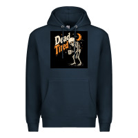 Navy Dead Tired Premium Hoodie - Merry & Macabre