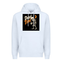 White Dead Tired Premium Hoodie - Merry & Macabre