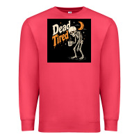 Cardinal Dead Tired Premium Sweatshirt - Merry & Macabre