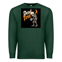 Sports Green Dead Tired Premium Sweatshirt - Merry & Macabre