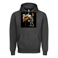 Charcoal Heather Dead Tired Zipper Hoodie - Merry & Macabre
