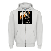 Dove Grey Dead Tired Zipper Hoodie - Merry & Macabre