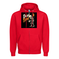 Red Dead Tired Zipper Hoodie - Merry & Macabre