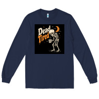 Navy Dead Tired Long Sleeve Tee - Merry & Macabre