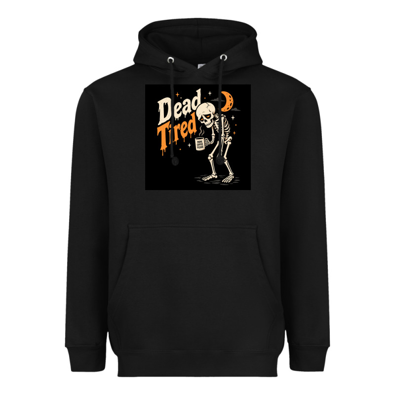 Dead Tired Heavyweight Hoodie by Merry & Macabre | Teevron
