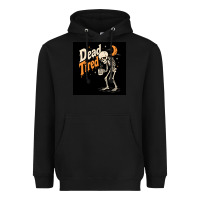 Black Dead Tired Heavyweight Hoodie - Merry & Macabre