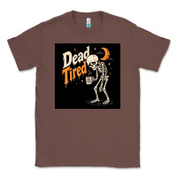 Chestnut Dead Tired Classic Tee - Merry & Macabre