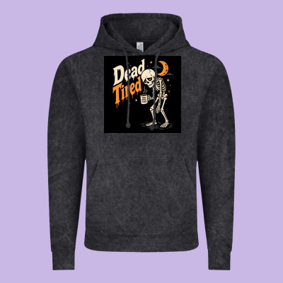 Dead Tired Vintage Hoodie Designed By Merry & Macabre