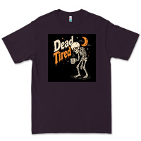 Plum Dead Tired Premium Tee - Merry & Macabre