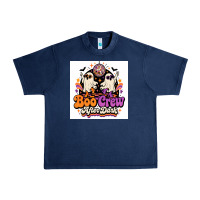 Navy spooky disco vibes Urban Heavy Tee - Merry & Macabre