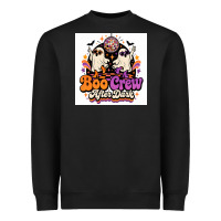 Black spooky disco vibes Heavyweight Sweatshirt - Merry & Macabre