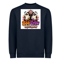 Navy spooky disco vibes Heavyweight Sweatshirt - Merry & Macabre