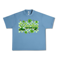 Pebble Blue checkered lucky Urban Heavy Tee - Artiststas