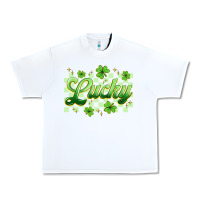 White checkered lucky Urban Heavy Tee - Artiststas