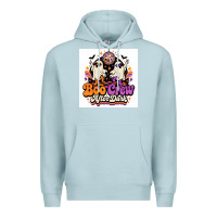 Blue Mist spooky disco vibes Premium Hoodie - Merry & Macabre