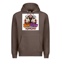 Coffee spooky disco vibes Premium Hoodie - Merry & Macabre