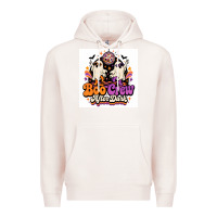 Pale Pink spooky disco vibes Premium Hoodie - Merry & Macabre