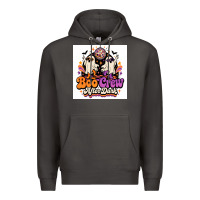 Smoke spooky disco vibes Premium Hoodie - Merry & Macabre