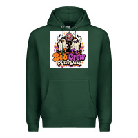 Sports Green spooky disco vibes Premium Hoodie - Merry & Macabre