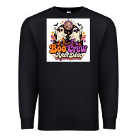 Black spooky disco vibes Premium Sweatshirt - Merry & Macabre