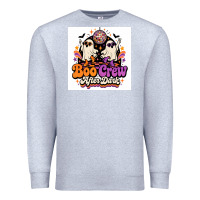 Heather Grey spooky disco vibes Premium Sweatshirt - Merry & Macabre