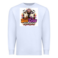 White spooky disco vibes Premium Sweatshirt - Merry & Macabre