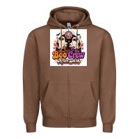 Chestnut spooky disco vibes Zipper Hoodie - Merry & Macabre