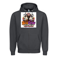 Smoke spooky disco vibes Zipper Hoodie - Merry & Macabre